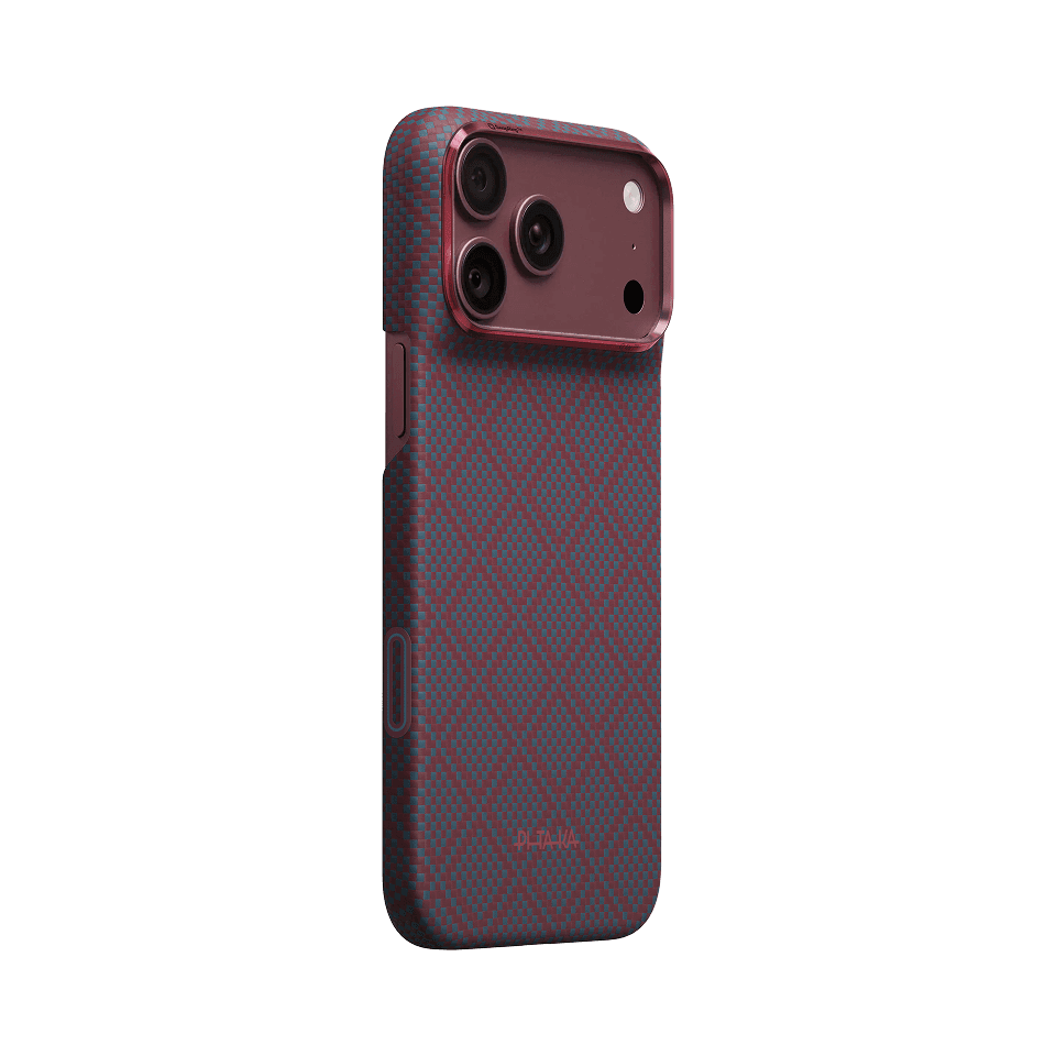 iPhone 18 Pro/Pro Max uchun Edge Case — Argyle · Blue's Red