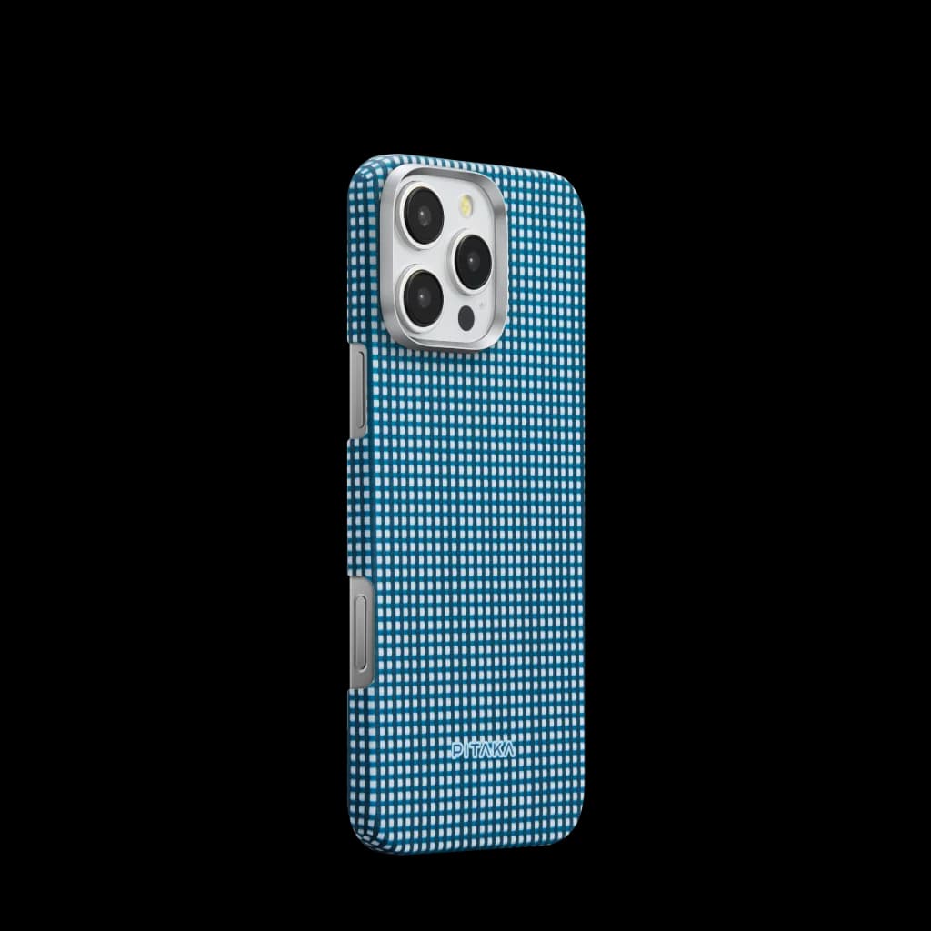Pitaka iPhone 16 Pro/Pro Max uchun g'ilofi (Ocean Blue)