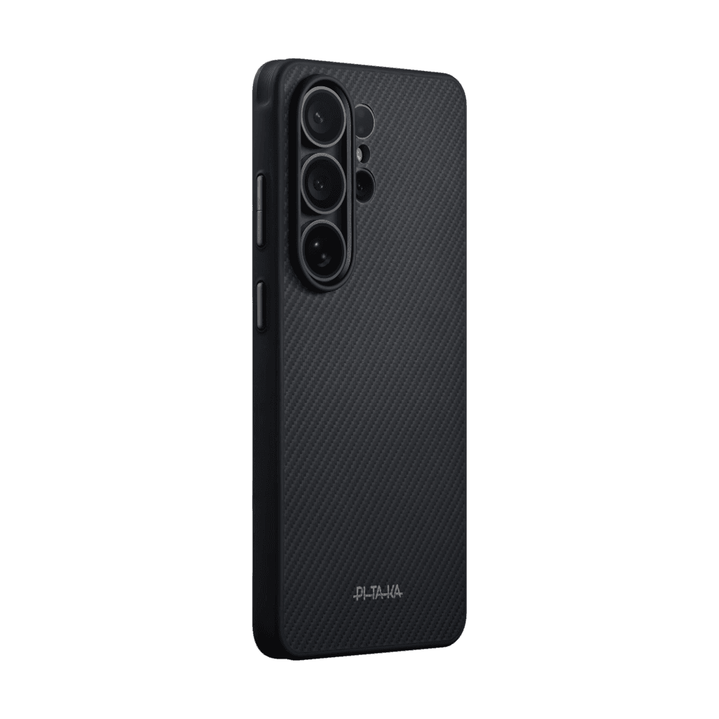PinButton Case — Samsung S26 Ultra (Black/Grey)