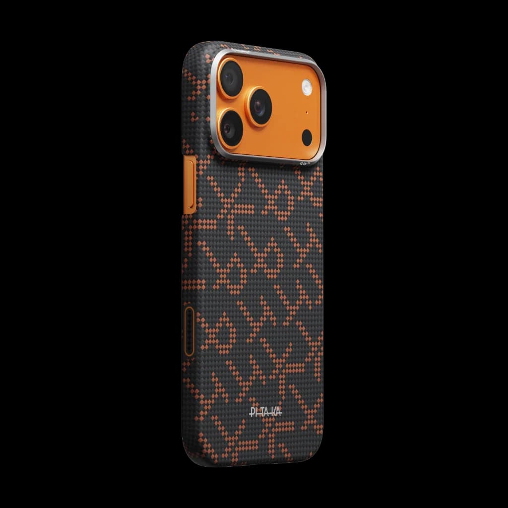iPhone 17 Pro - Orange Black (PitaTap™)