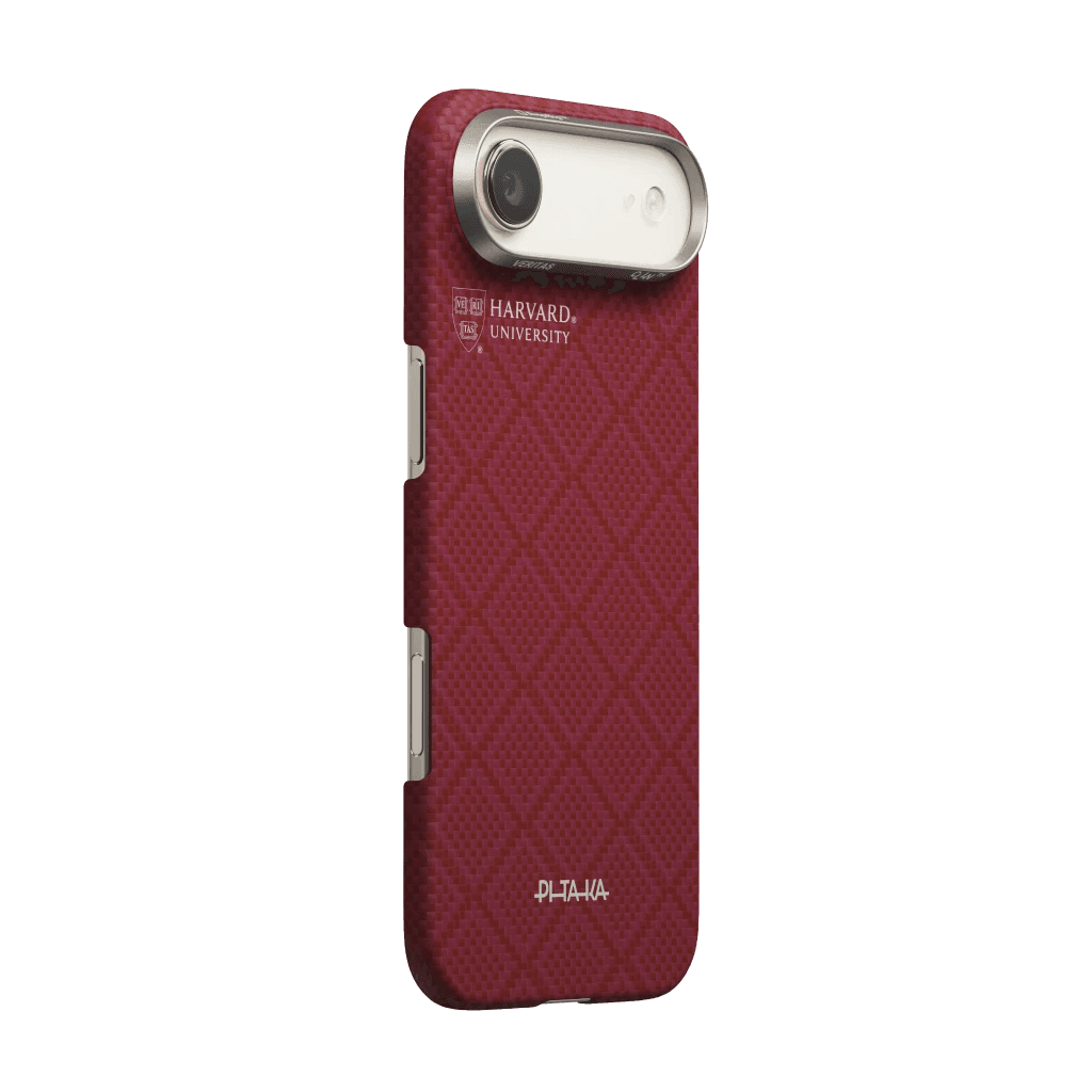 PITAKA x Harvard Crimson Edge Case — iPhone Air