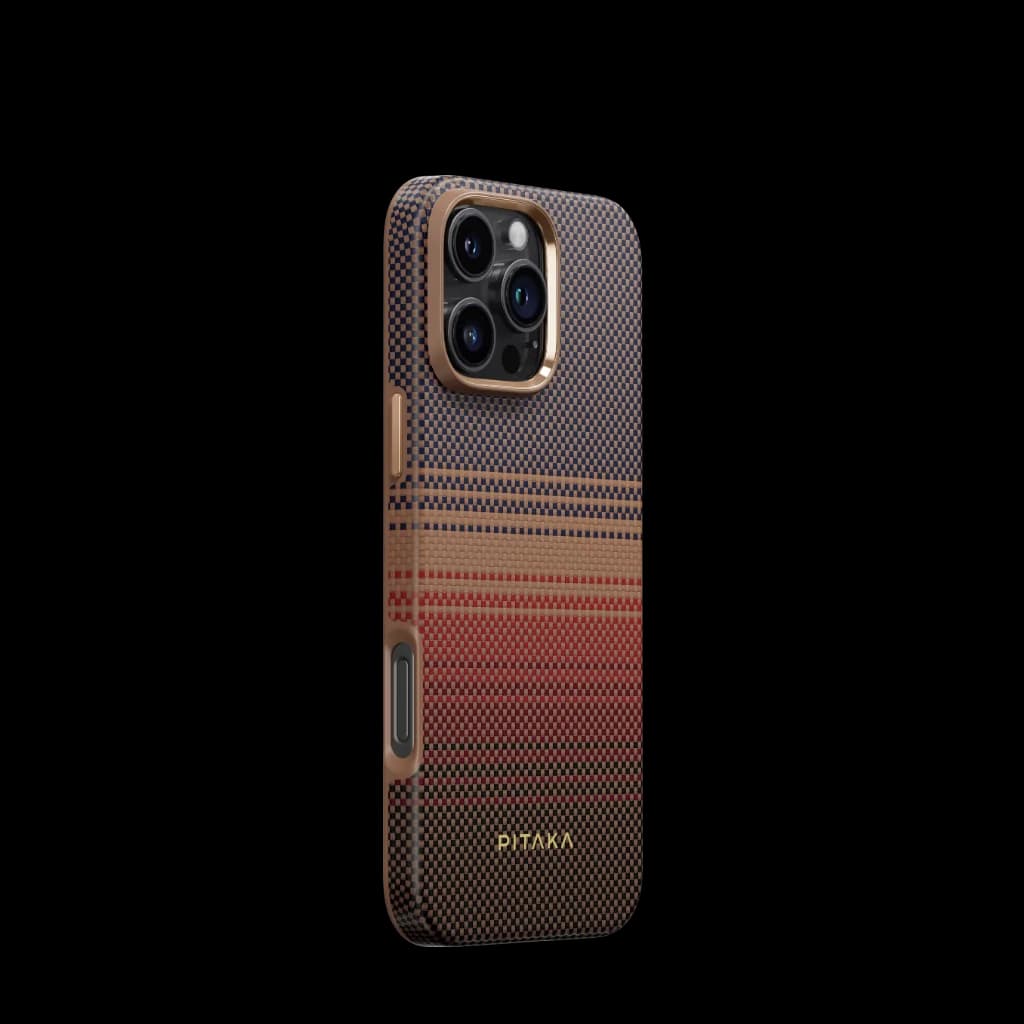 Pitaka iPhone 16 Pro/Pro Max uchun zarbga chidamli g'ilofi (Sunset)